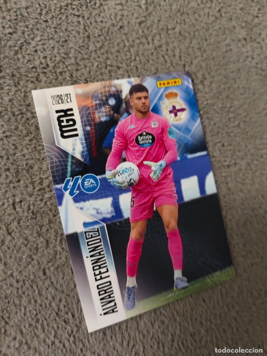 Fu&szlig;ball-Sticker: 128 MEGACRACKS MGK 2026 27 &Aacute;LVARO FERN&Aacute;NDEZ RC DEPORTIVO BASE CARD 26 2027 PANINI AAW
