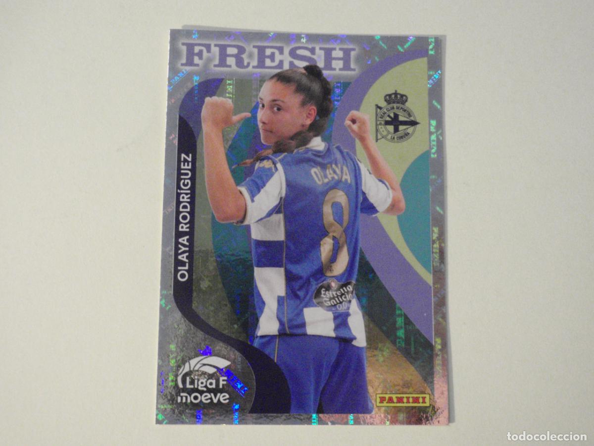 Fu&szlig;ball-Sticker: Cromo sticker 378 OLAYA RODR&Iacute;GUEZ Deportivo - FRESH. LIGA F Moeve femenina 2025 2026. Panini 25 26