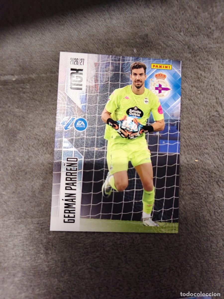Fu&szlig;ball-Sticker: 129 MEGACRACKS MGK 2026 27 GERM&Aacute;N PARRE&Ntilde;O RC DEPORTIVO DE LA CORU&Ntilde;A BASE CARD 26 2027 PANINI AAW