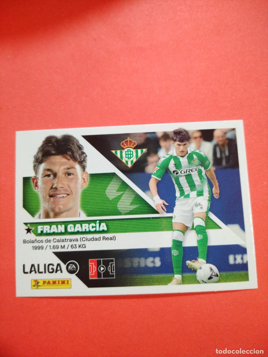 Cromos de f&uacute;tbol: ESTE 2026 2027 FICHAJE N 6 FRAN GARCIA