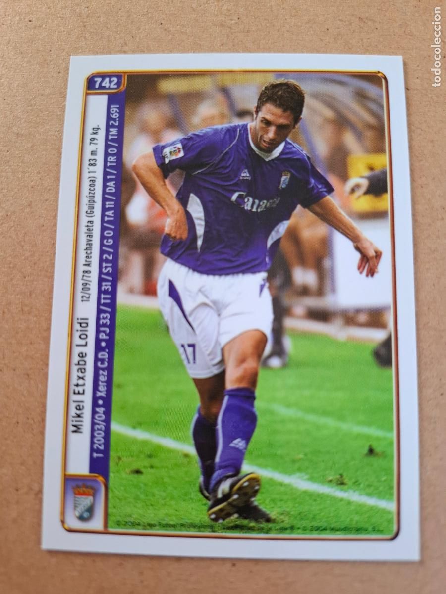 Cromos de f&uacute;tbol: MUNDICROMO 2004 2005 04 05 - 742 ETXABE / ROTETA - XEREZ C.D.