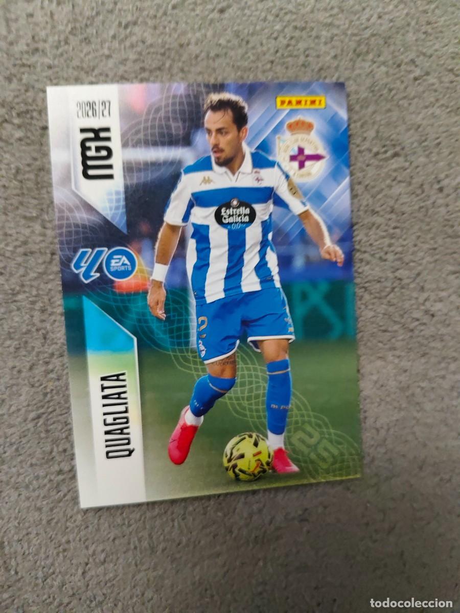Cromos de f&uacute;tbol: 135 MEGACRACKS MGK 2026 27 QUAGLIATA RC DEPORTIVO DE LA CORU&Ntilde;A BASE CARD 26 2027 PANINI AAW