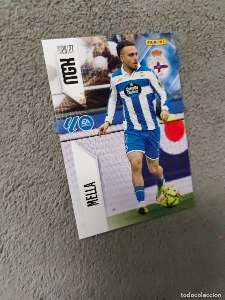 Cromos de f&uacute;tbol: 141 MEGACRACKS MGK 2026 27 MELLA RC DEPORTIVO DE LA CORU&Ntilde;A BASE CARD 26 2027 PANINI AAW