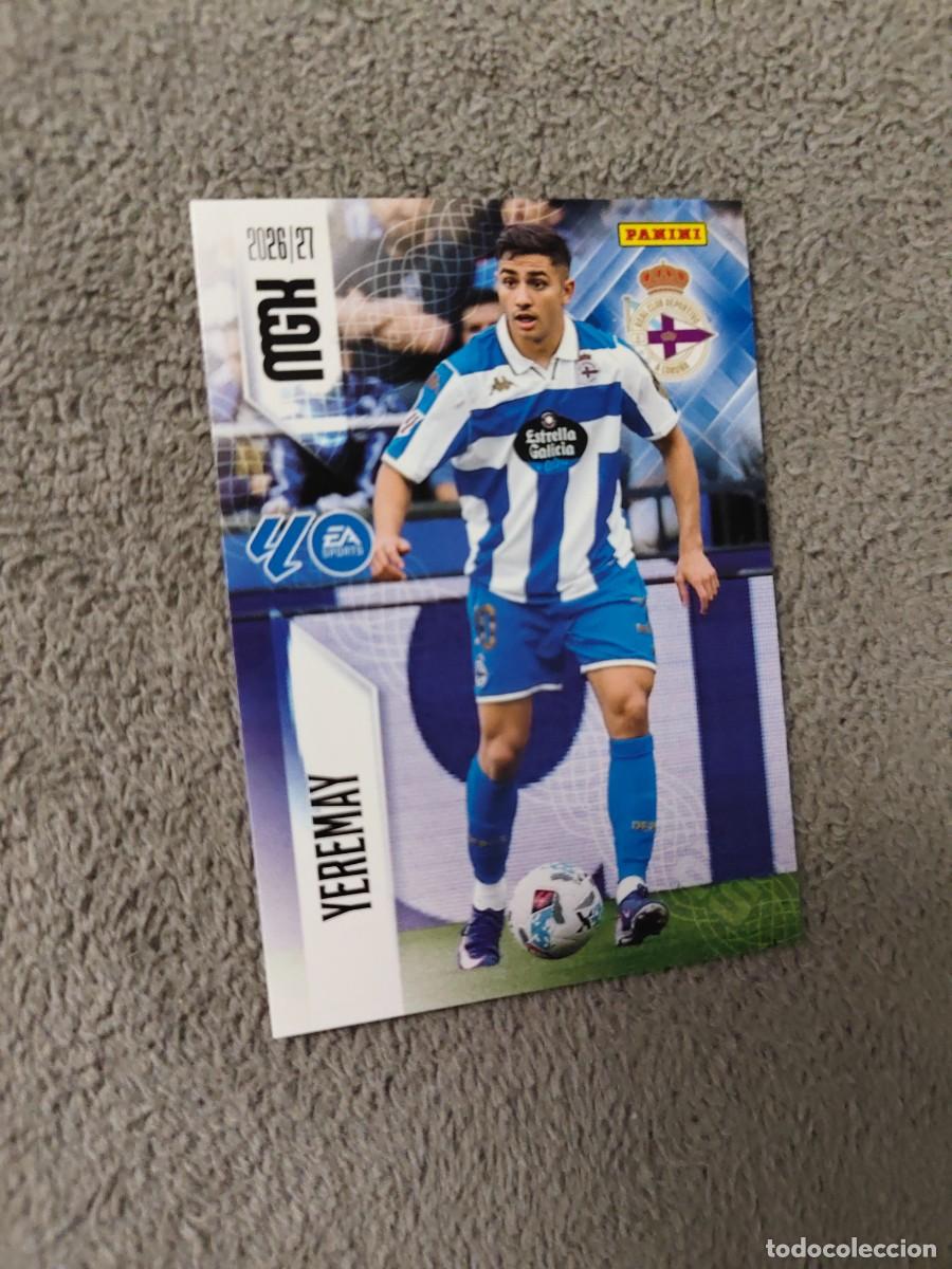 Cromos de f&uacute;tbol: 142 MEGACRACKS MGK 2026 27 YEREMAY RC DEPORTIVO DE LA CORU&Ntilde;A BASE CARD 26 2027 PANINI AAW