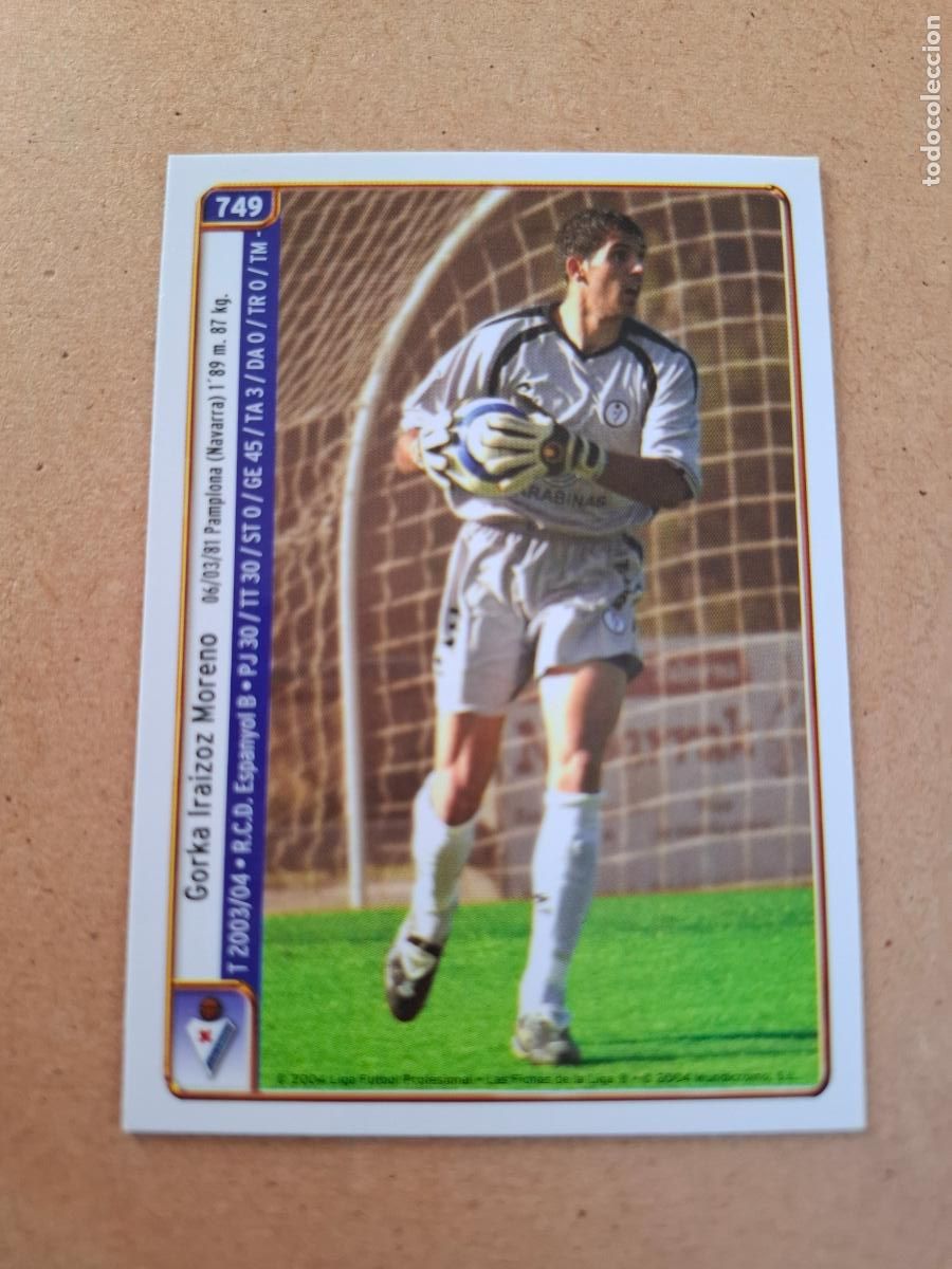Cartes &agrave; collectionner de Football: MUNDICROMO 2004 2005 04 05 - 749 IRAIZOZ / CORREDOIRA - S.D. EIBAR