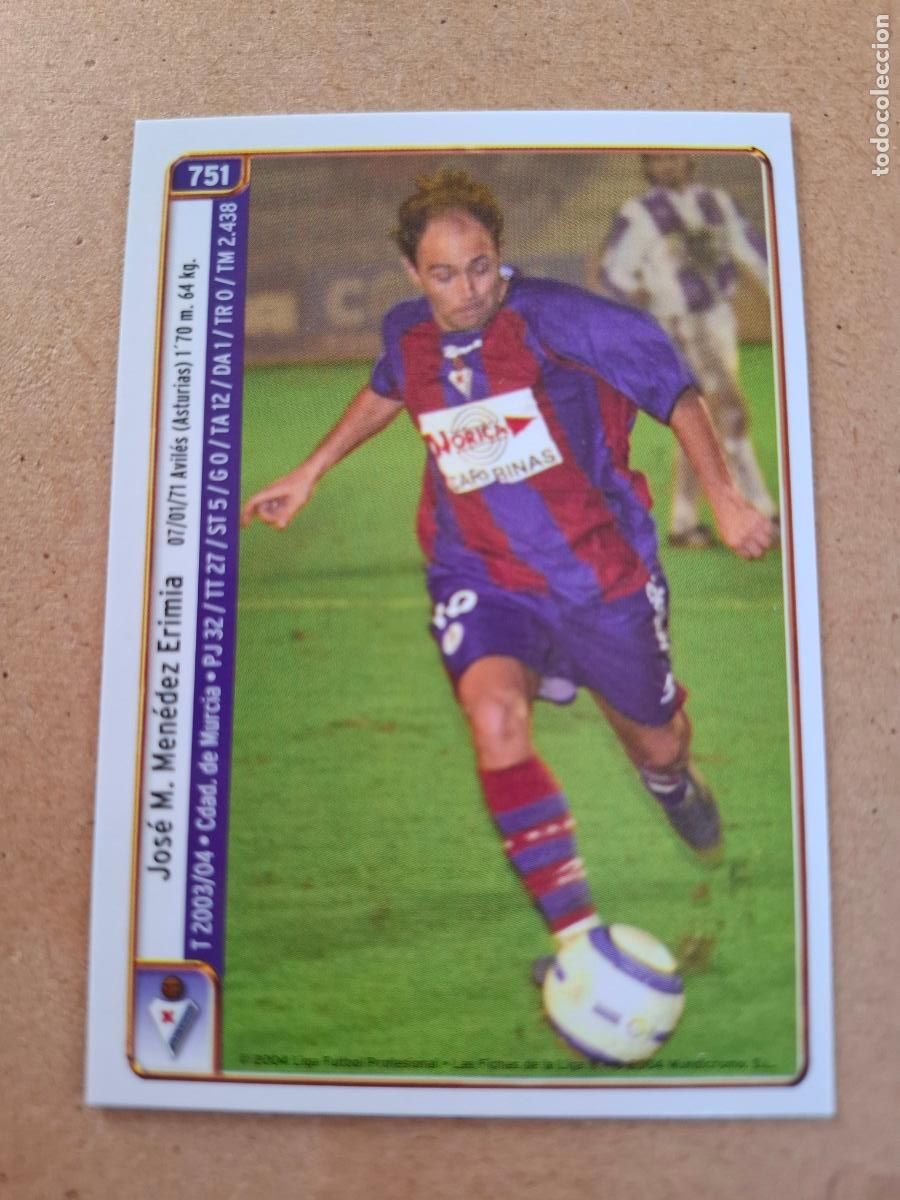 Cromos de f&uacute;tbol: MUNDICROMO 2004 2005 04 05 - 751 MANEL / CASTI&Ntilde;EIRAS - S.D. EIBAR
