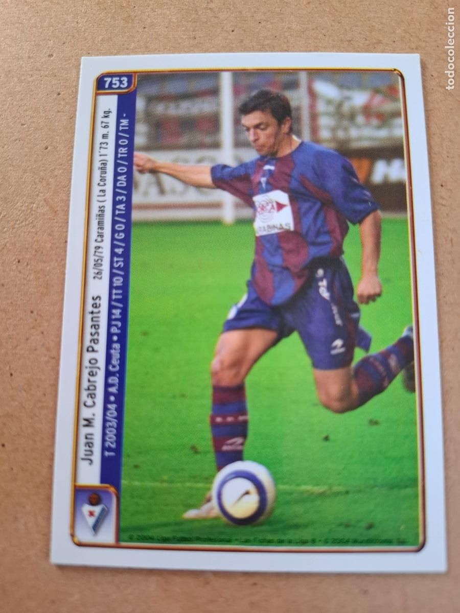 Cromos de f&uacute;tbol: MUNDICROMO 2004 2005 04 05 - 753 CABREJO / GARITANO - S.D. EIBAR