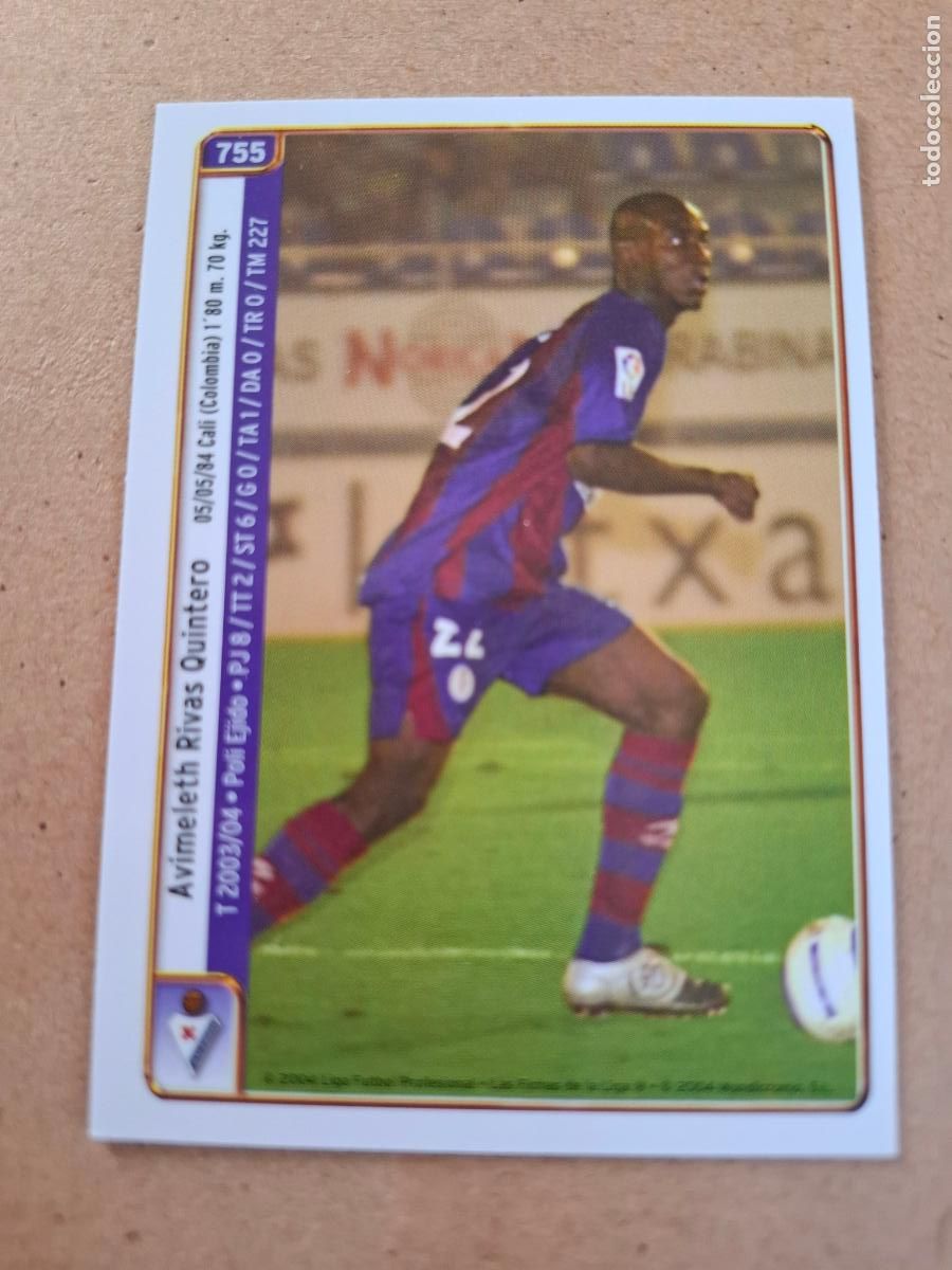 Cromos de f&uacute;tbol: MUNDICROMO 2004 2005 04 05 - 755 RIVAS / SU&Aacute;REZ - S.D. EIBAR
