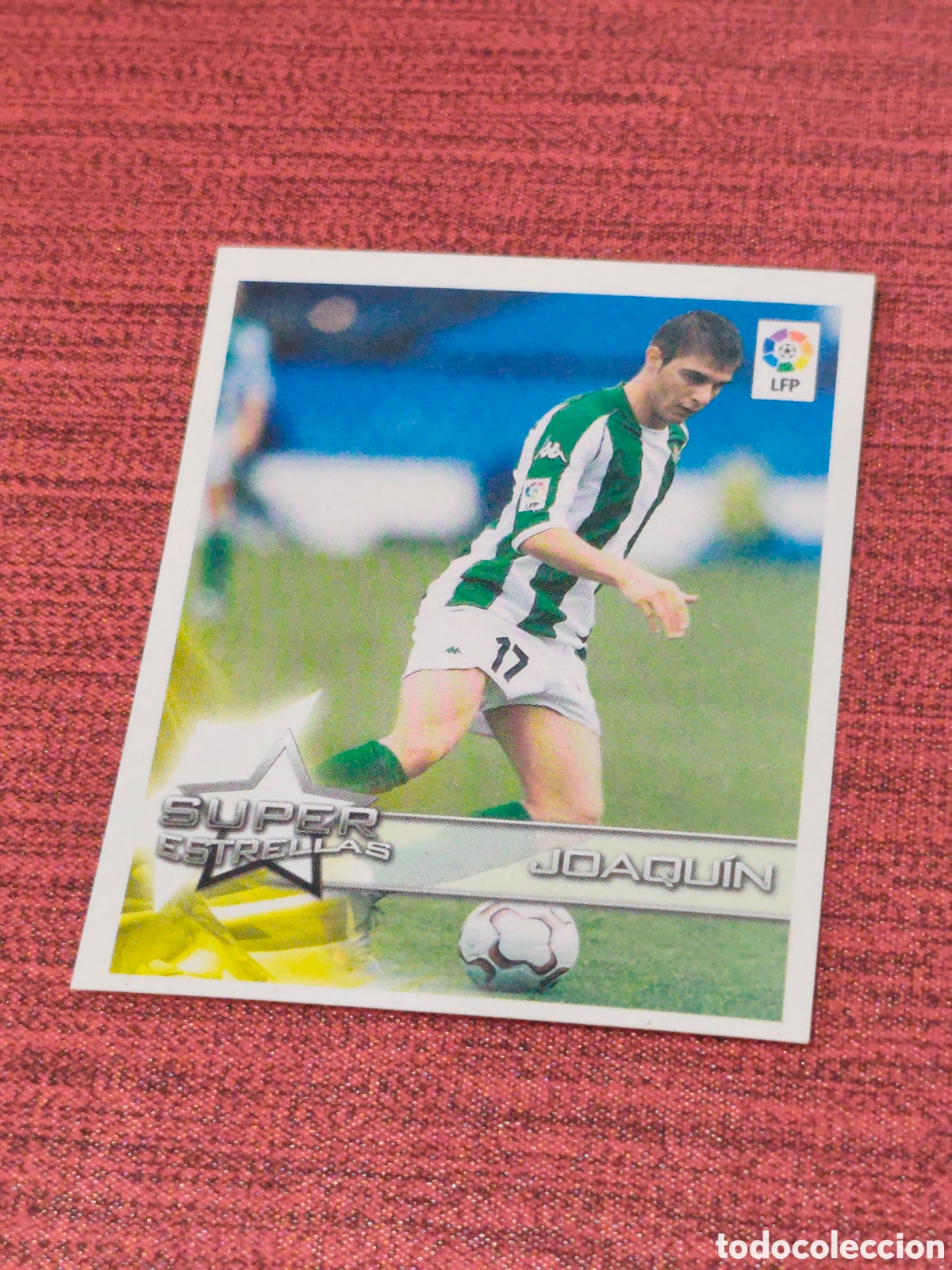 Cromos de Futebol: 22 JOAQU&Iacute;N REAL BETIS SUPERLIGA DE ESTRELLAS 2002 2003