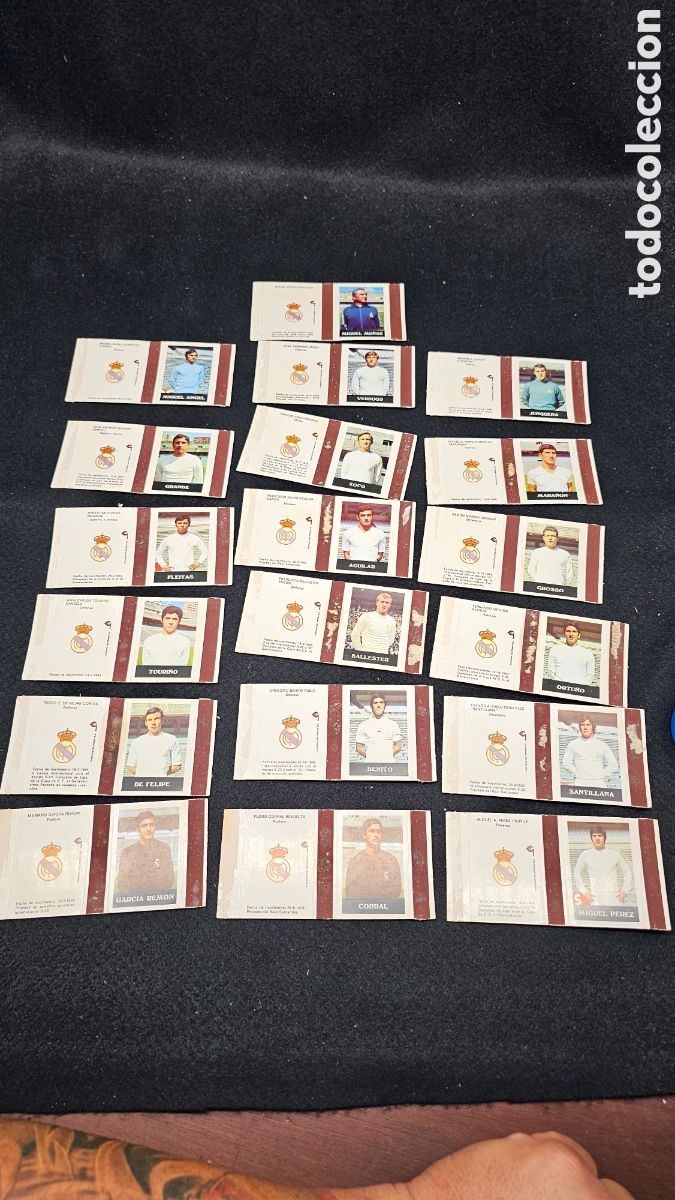 Football Stickers: Colecci&oacute;n de cromos antiguos de f&uacute;tbol Real Madrid de F&Oacute;SFOROS DEL PIRINEO