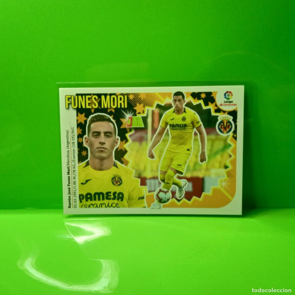 Cromos de f&uacute;tbol: EDICIONES ESTE 2018 2019 18 19 (&Uacute;LTIMOS FICHAJES) 10 FUNES MORI VILLARREAL C.F (2&ordf; EDICI&Oacute;N)