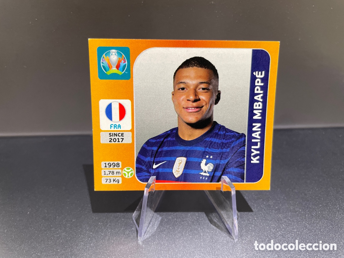 Fu&szlig;ball-Sticker: Mbappe 591 UEFA Euro 2020 Panini Francia