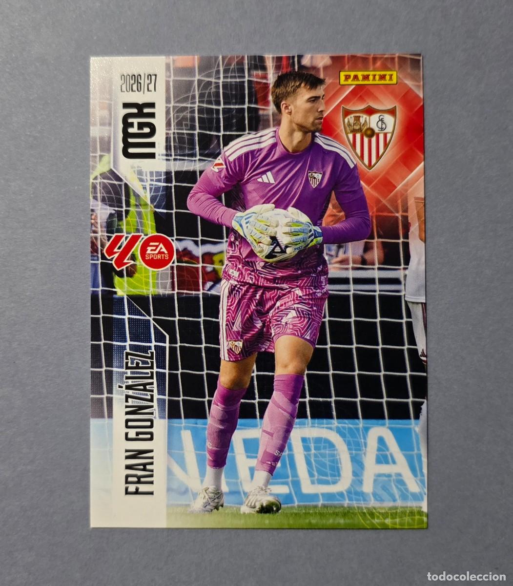 Cromos de f&uacute;tbol: 327 FRAN GONZ&Aacute;LEZ - SEVILLA - MEGACRACKS 2026-27 - MGK 26/27 (NUEVO)