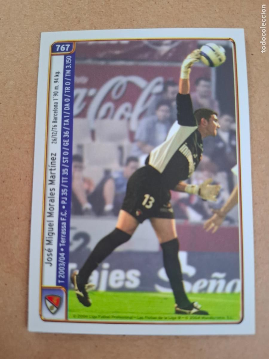Cromos de f&uacute;tbol: MUNDICROMO 2004 2005 04 05 - 767 MORALES / CRISTIAN - TERRASSA F.C.