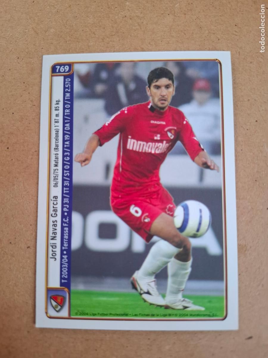 Football Stickers: MUNDICROMO 2004 2005 04 05 - 769 NAVAS / GALLEGO - TERRASSA F.C.