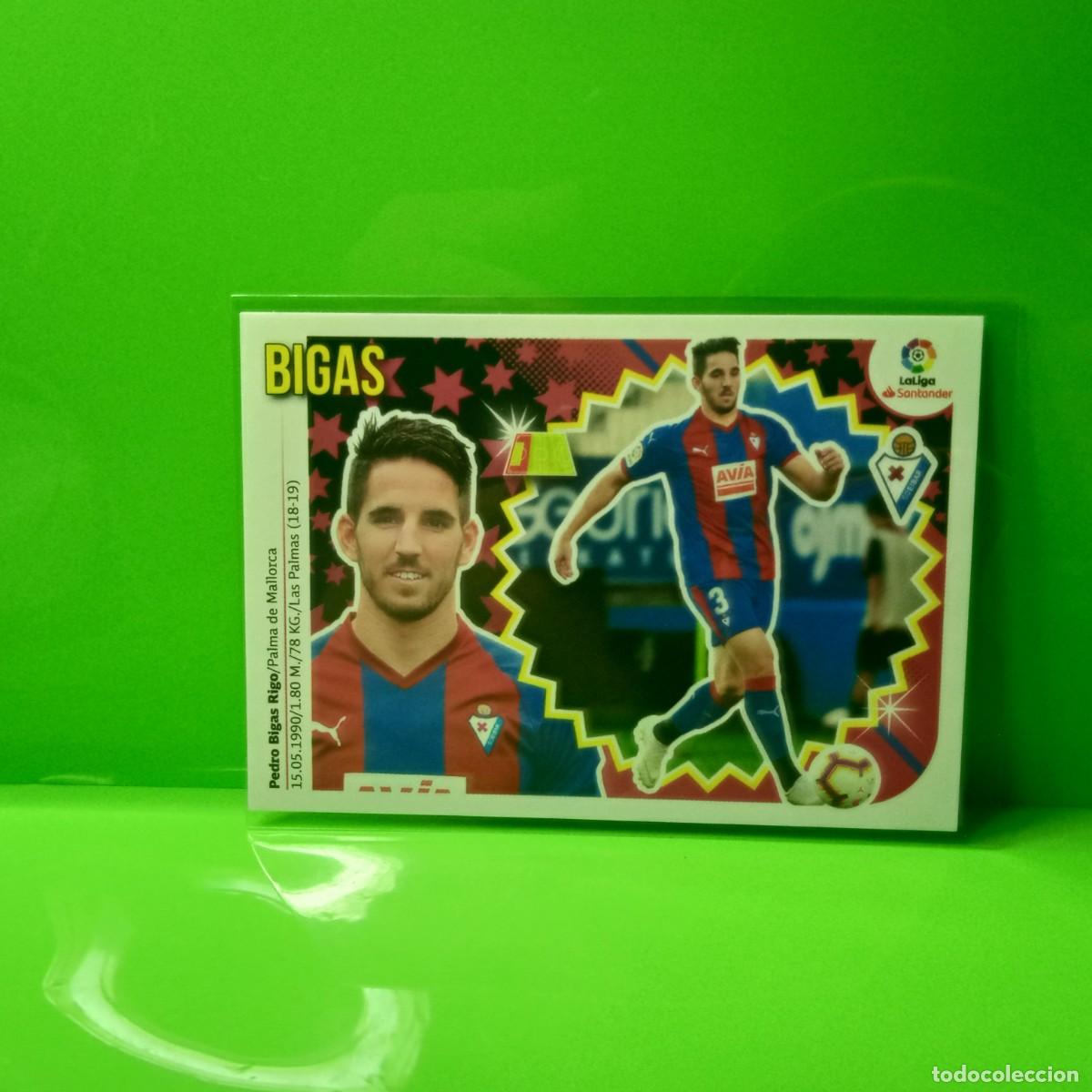 Football Stickers: EDICIONES ESTE 2018 2019 18 19 (&Uacute;LTIMOS FICHAJES) 35 BIGAS S.D EIBAR (4&ordf; EDICI&Oacute;N)
