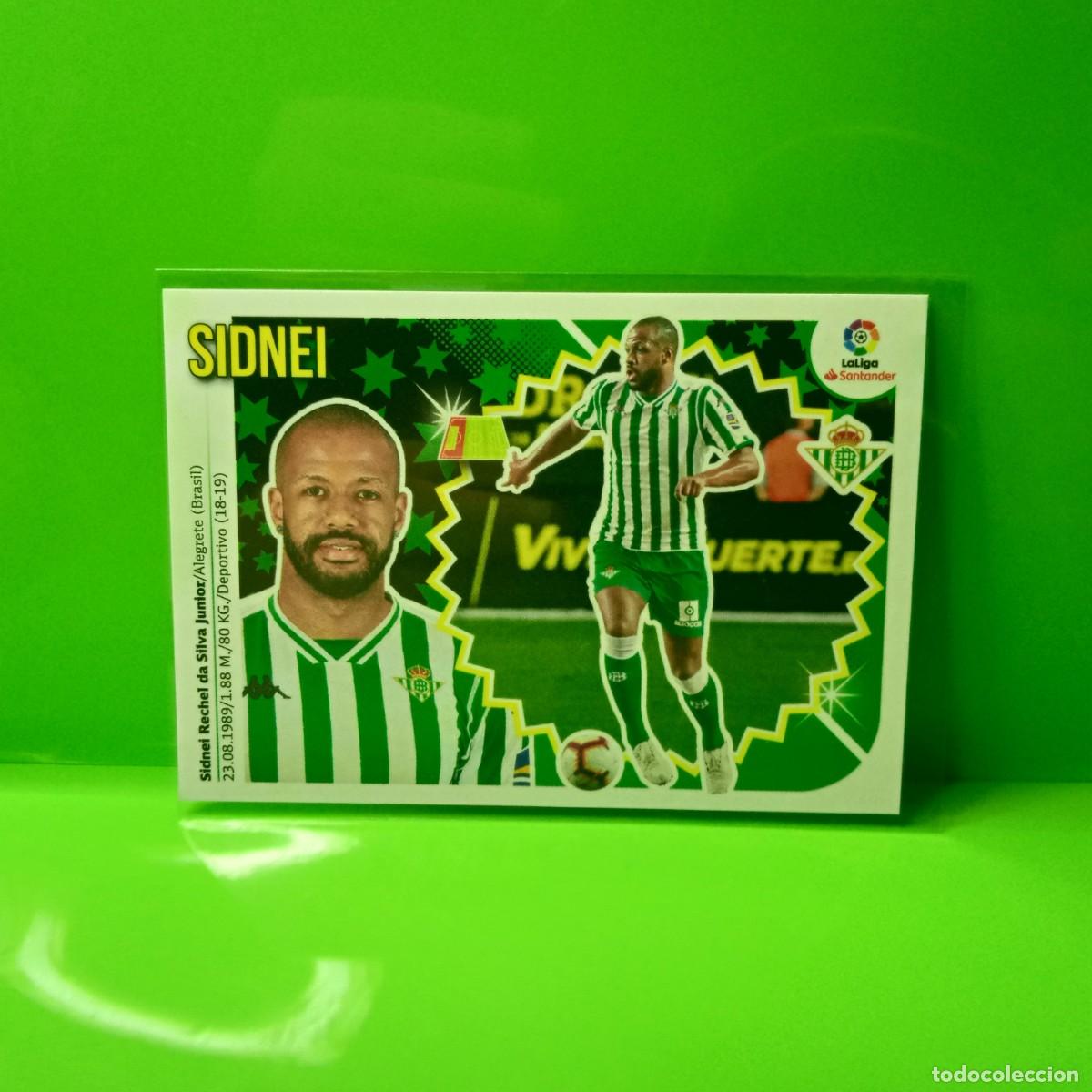 Cromos de f&uacute;tbol: EDICIONES ESTE 2018 2019 18 19 (&Uacute;LTIMOS FICHAJES) 36 SIDNEI REAL BETIS (4&ordf; EDICI&Oacute;N)