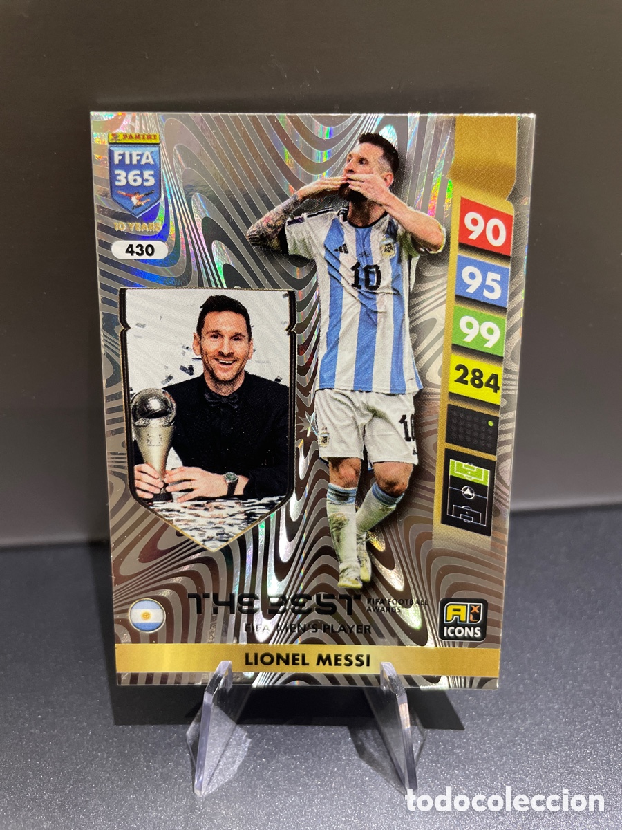 Cartes &agrave; collectionner de Football: Lionel Messi 430 The Best Panini Adrenalyn 2024-25 Argentina