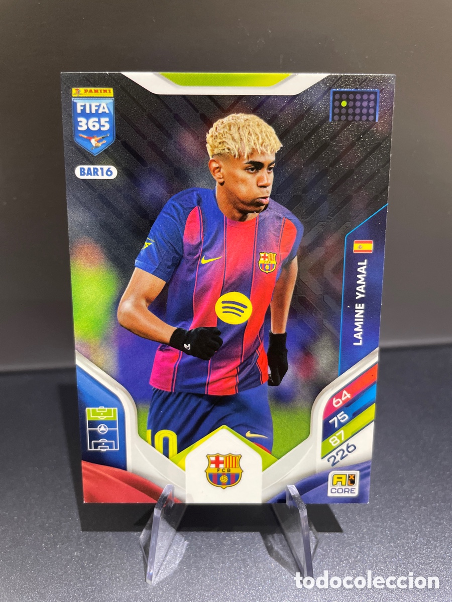 Cartes &agrave; collectionner de Football: Lamine Yamal BAR16 Panini Adrenalyn FIFA 365 2025-26 FC Barcelona