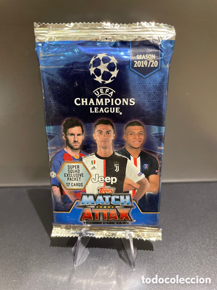 Cartes &agrave; collectionner de Football: Sobre 17 cards exclusivo Super Squad Match Attax 2019-20 Topps