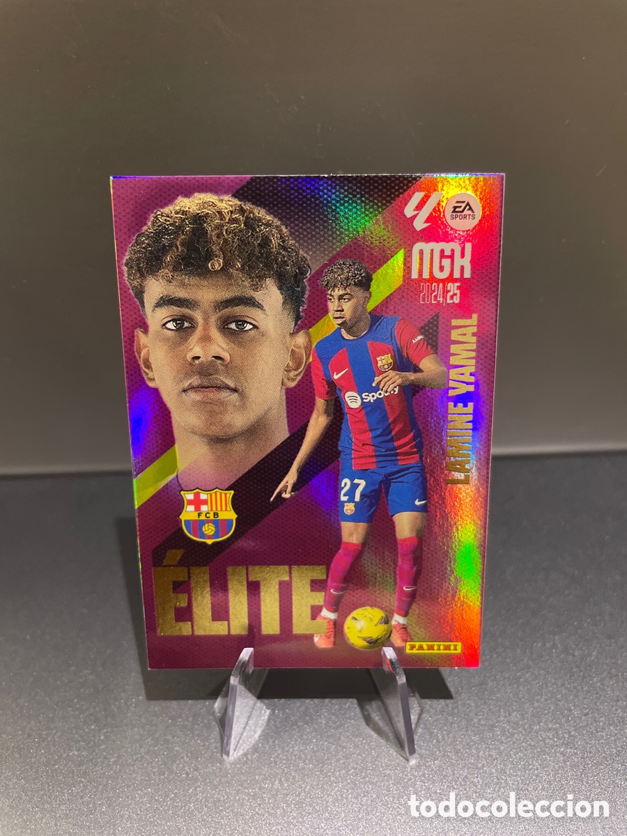 Cartes &agrave; collectionner de Football: Lamine Yamal 7 Elite MGK 2024-25 Panini Megacracks FC Barcelona