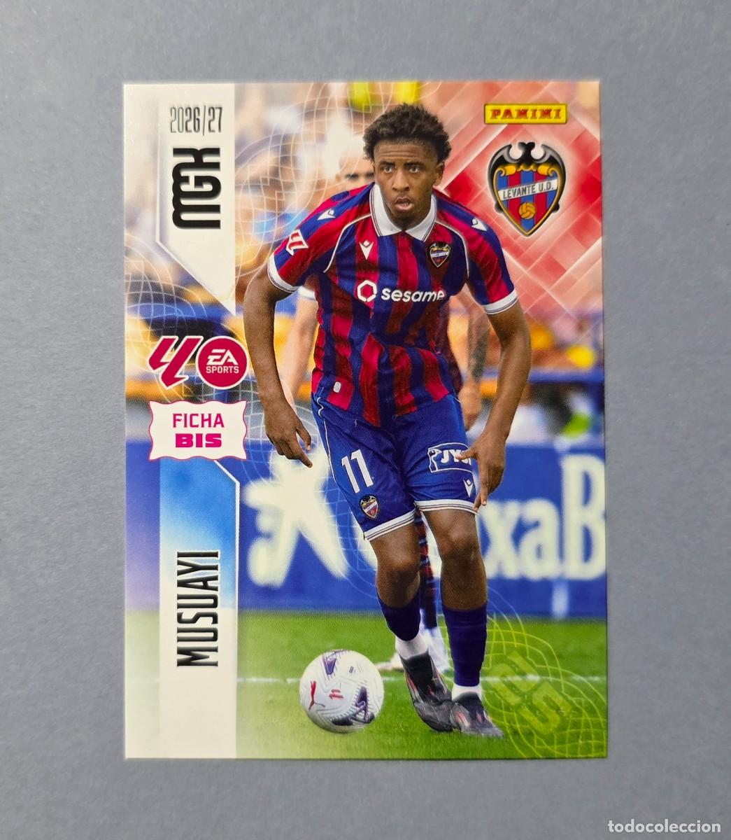 Cromos de f&uacute;tbol: 215 BIS MUSUAYI - LEVANTE - MEGACRACKS 2026-27 - MGK 26/27 (NUEVO)