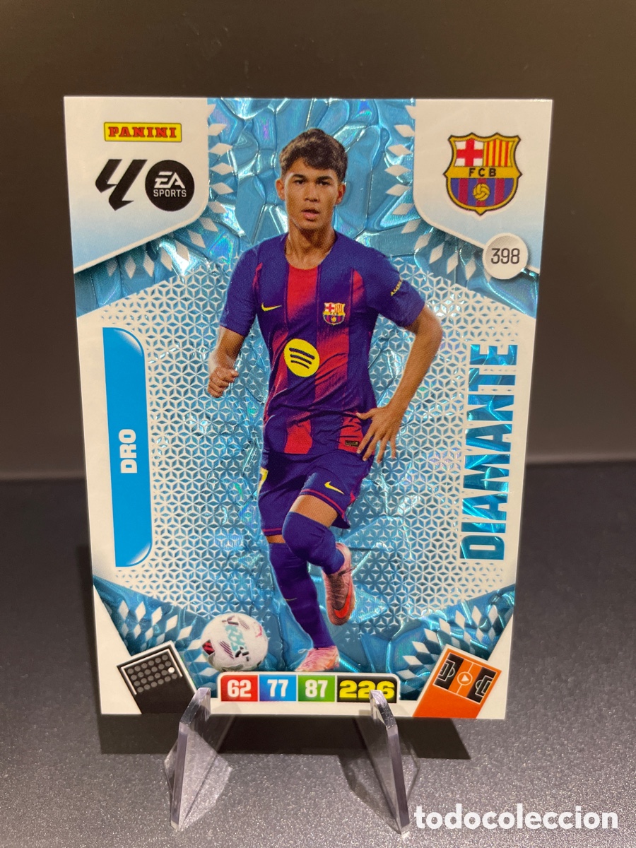 Cartes &agrave; collectionner de Football: Dro 398 Rookie Diamante Panini Adrenalyn XL 2025-26 FC Barcelona