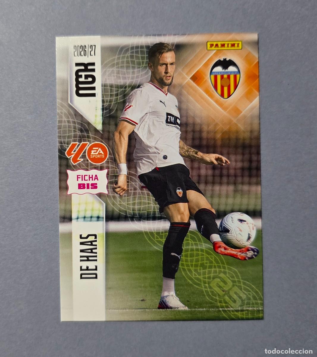 Cromos de f&uacute;tbol: 350 BIS DE HAAS - VALENCIA - MEGACRACKS 2026-27 - MGK 26/27 (NUEVO)