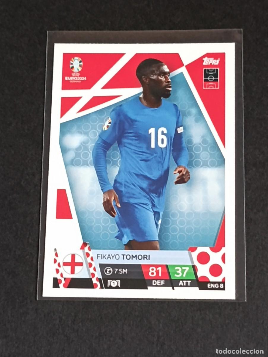 Cromos de f&uacute;tbol: TOMORI #ENG 8 ENGLAND INGLATERRA - TOPPS EUROCOPA 2024 MATCH ATTAX - UEFA EURO GERMANY 24 ENG8