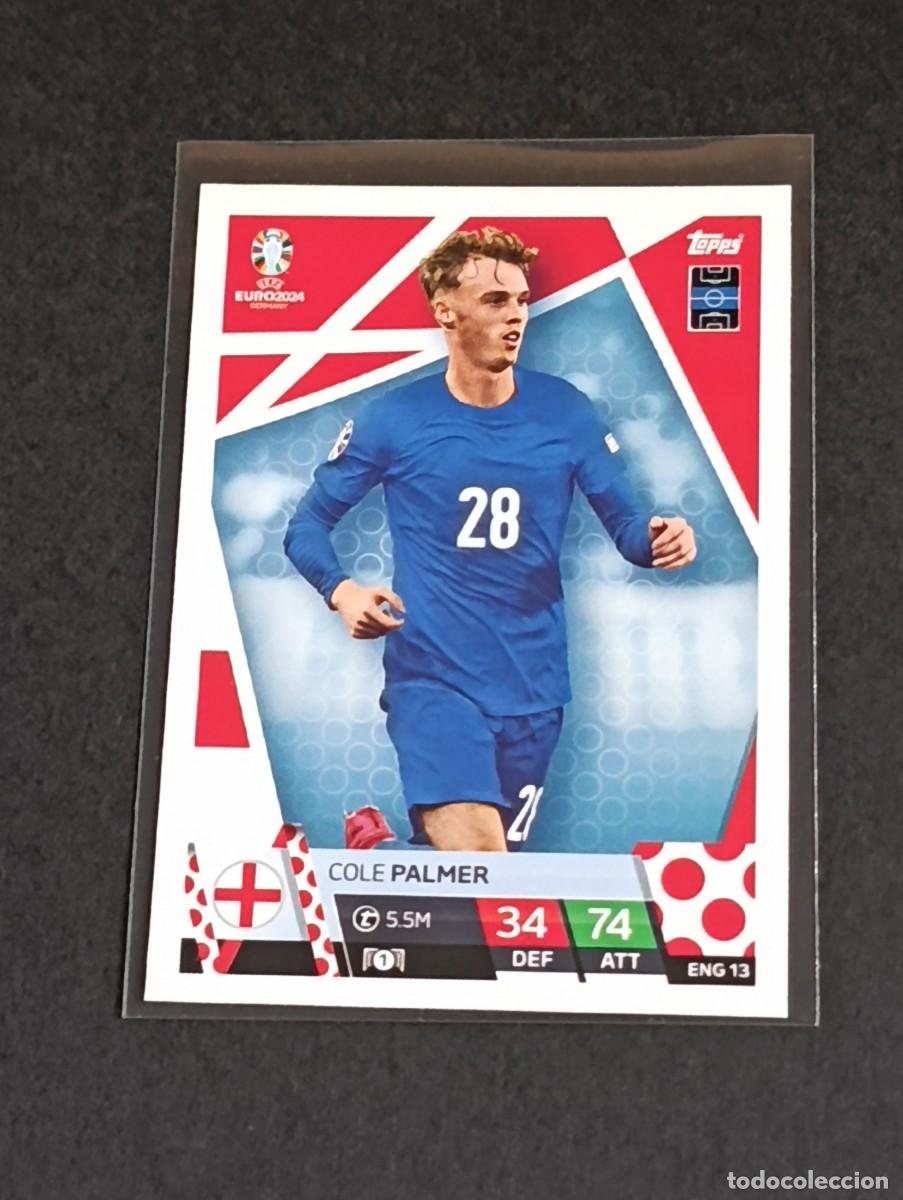 Cromos de f&uacute;tbol: COLE PALMER #ENG 13 ENGLAND INGLATERRA - TOPPS EUROCOPA 2024 MATCH ATTAX UEFA EURO GERMANY 24 ENG13