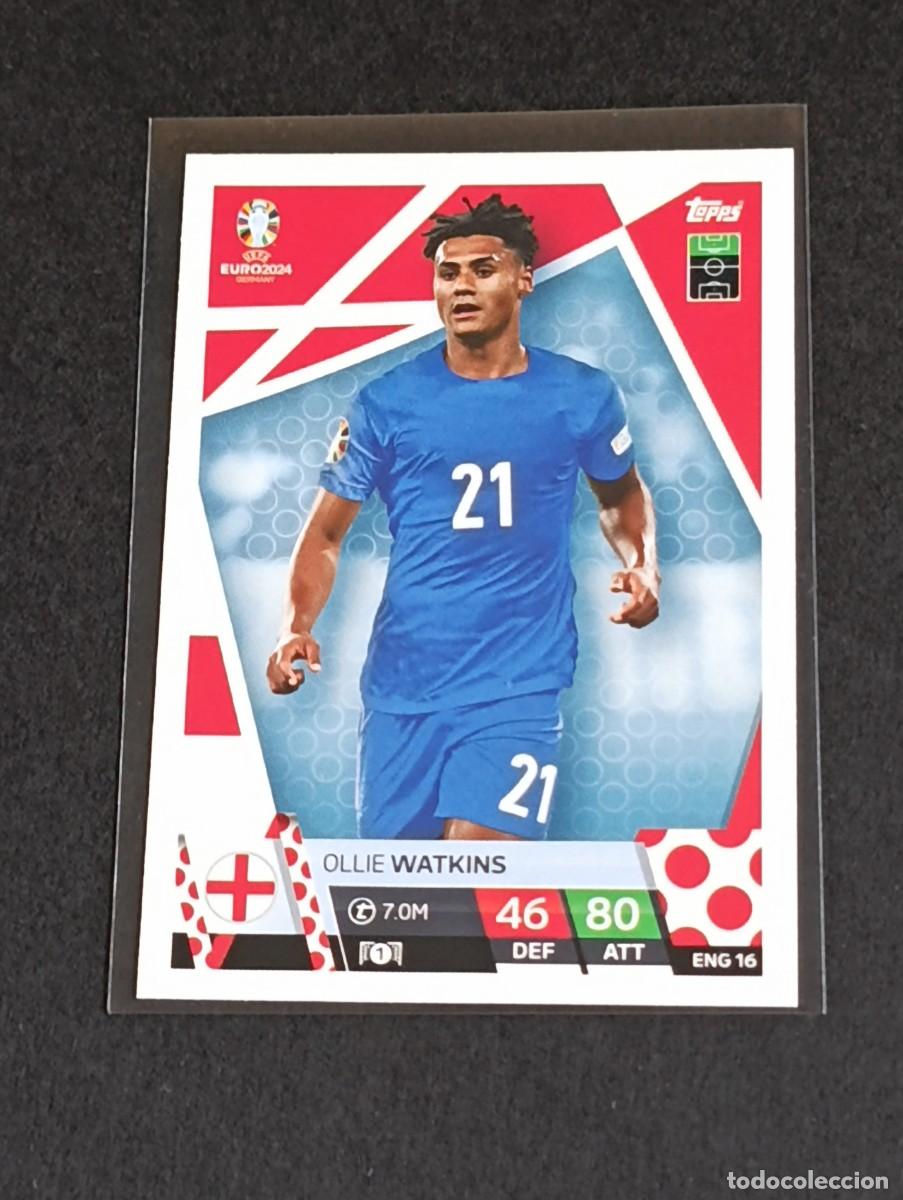 Cromos de f&uacute;tbol: WATKINS #ENG 16 ENGLAND INGLATERRA - TOPPS EUROCOPA 2024 MATCH ATTAX UEFA EURO GERMANY 24 ENG16
