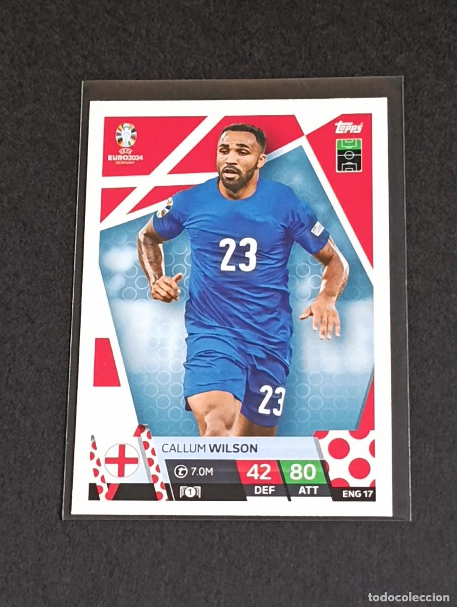 Cromos de f&uacute;tbol: WILSON #ENG 17 ENGLAND INGLATERRA - TOPPS EUROCOPA 2024 MATCH ATTAX UEFA EURO GERMANY 24 ENG17