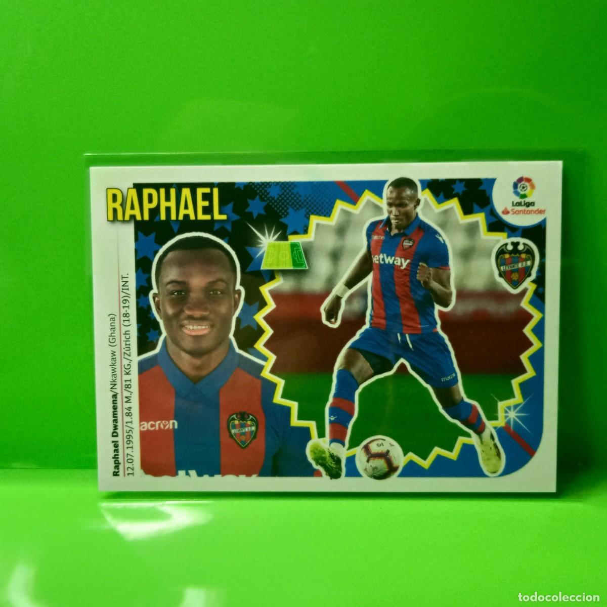 Football Stickers: EDICIONES ESTE 2018 2019 18 19 (&Uacute;LTIMOS FICHAJES) RAPAHEL 44 LEVANTE UD (4&ordf; EDICI&Oacute;N)