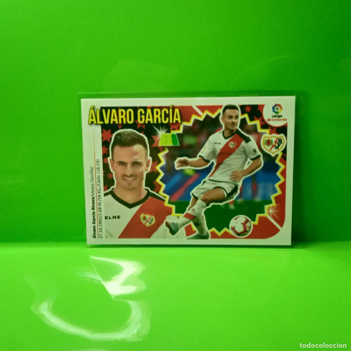 Cromos de f&uacute;tbol: EDICIONES ESTE 2018 2019 18 19 (&Uacute;LTIMOS FICHAJES) 50 &Aacute;LVARO GARC&Iacute;A RAYO VALLECANO (4&ordf; EDICI&Oacute;N)