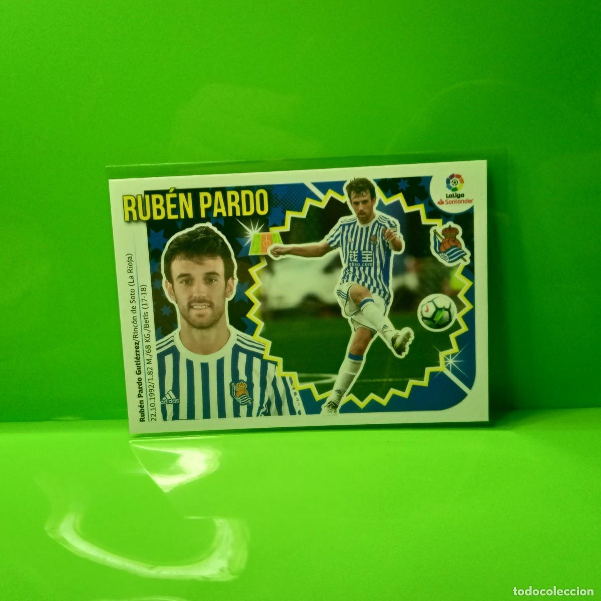 Cromos de f&uacute;tbol: EDICIONES ESTE 2018 2019 18 19 REAL SOCIEDAD 9 BIS RUB&Eacute;N PARDO (4&ordf; EDICI&Oacute;N)