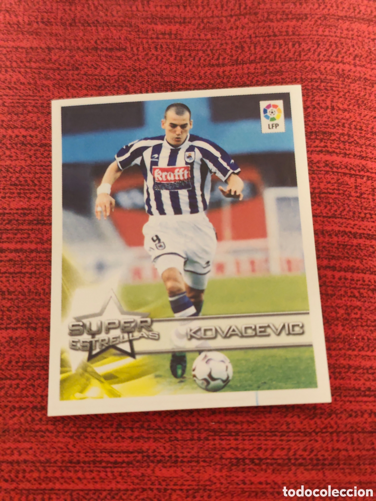 Football Stickers: 24 KOVACEVIC REAL SOCIEDAD SUPERLIGA DE ESTRELLAS 2002 2003