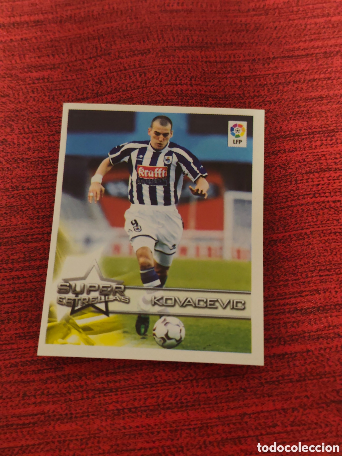 Cromos de f&uacute;tbol: 24 KOVACEVIC REAL SOCIEDAD SUPERLIGA DE ESTRELLAS 2002 2003