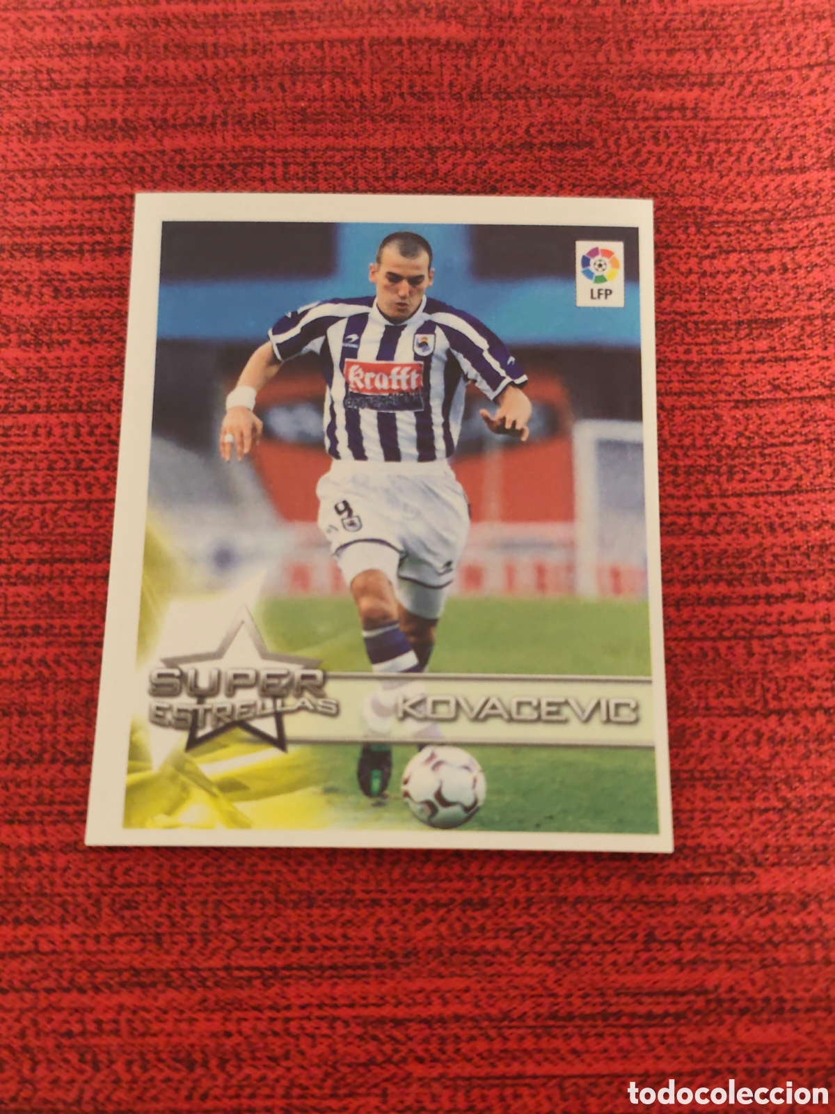 Cromos de f&uacute;tbol: 24 KOVACEVIC REAL SOCIEDAD SUPERLIGA DE ESTRELLAS 2002 2003