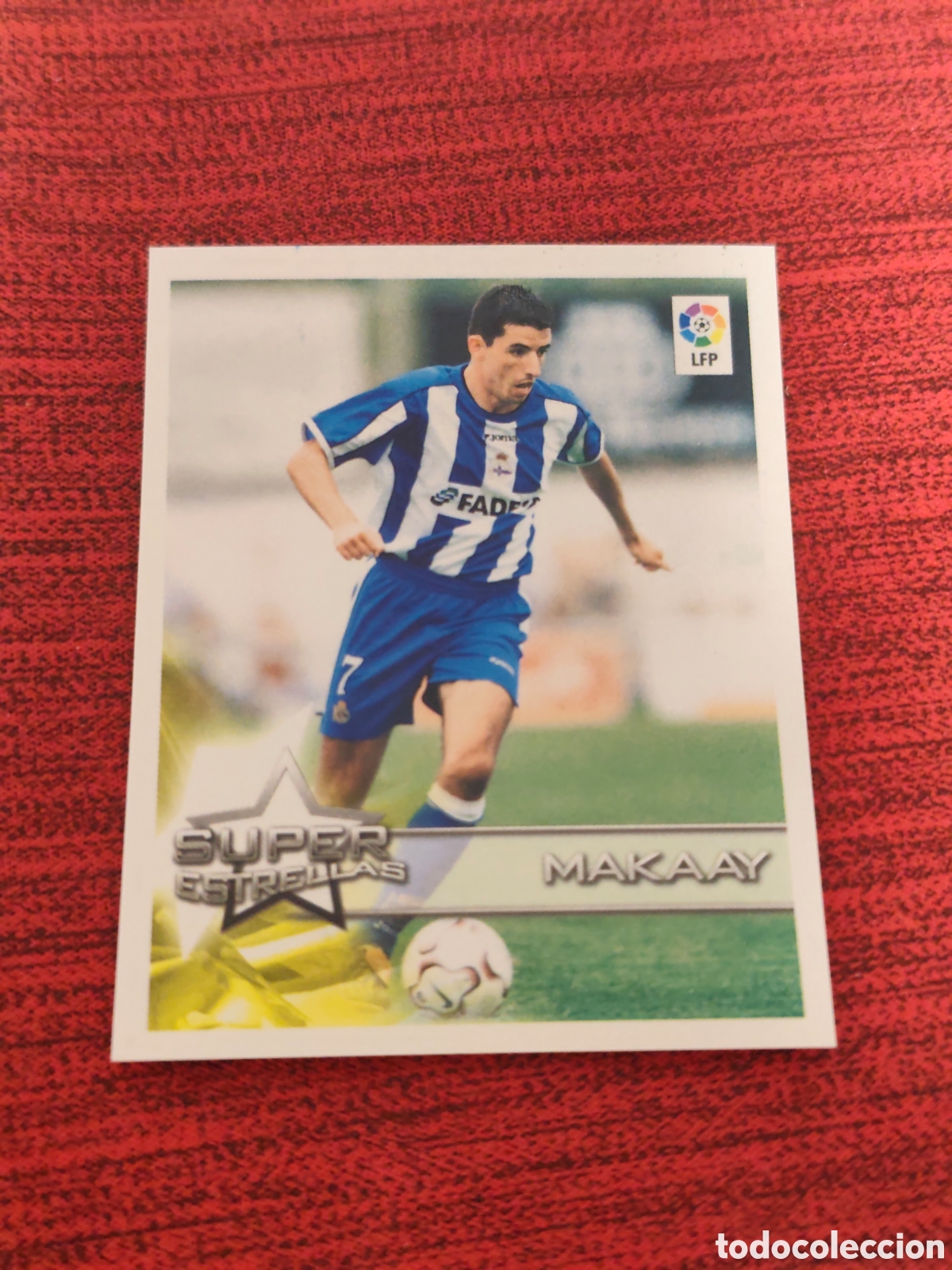 Cromos de f&uacute;tbol: 26 MAKAAY DEPORTIVO SUPERLIGA DE ESTRELLAS 2002 2003