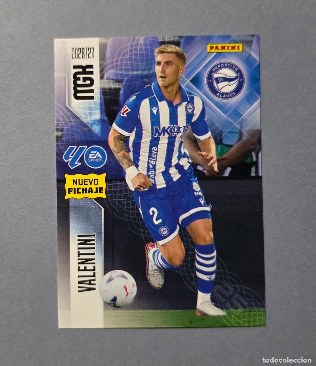 Cromos de f&uacute;tbol: 475 VALENTINI (NUEVO FICHAJE) - ALAV&Eacute;S - MEGACRACKS 2026-27 - MGK 26/27 (NUEVO)