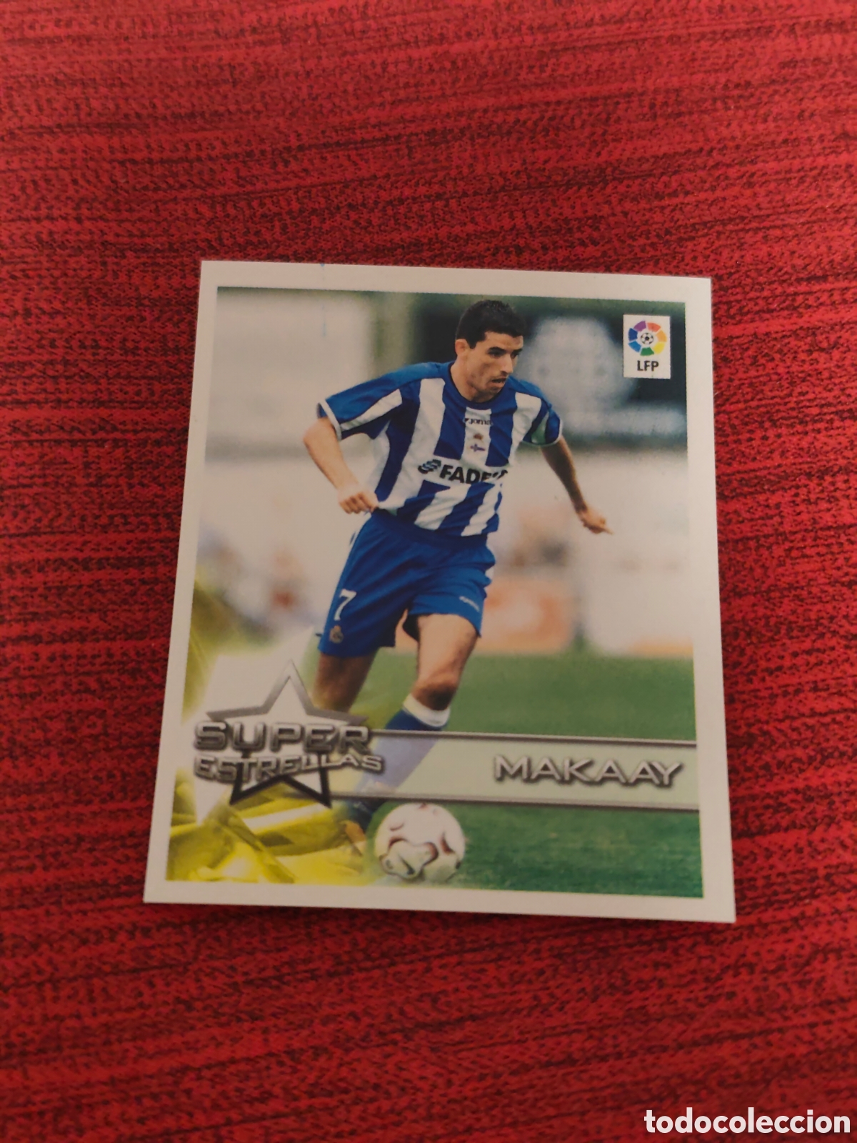 Cromos de f&uacute;tbol: 26 MAKAAY DEPORTIVO SUPERLIGA DE ESTRELLAS 2002 2003