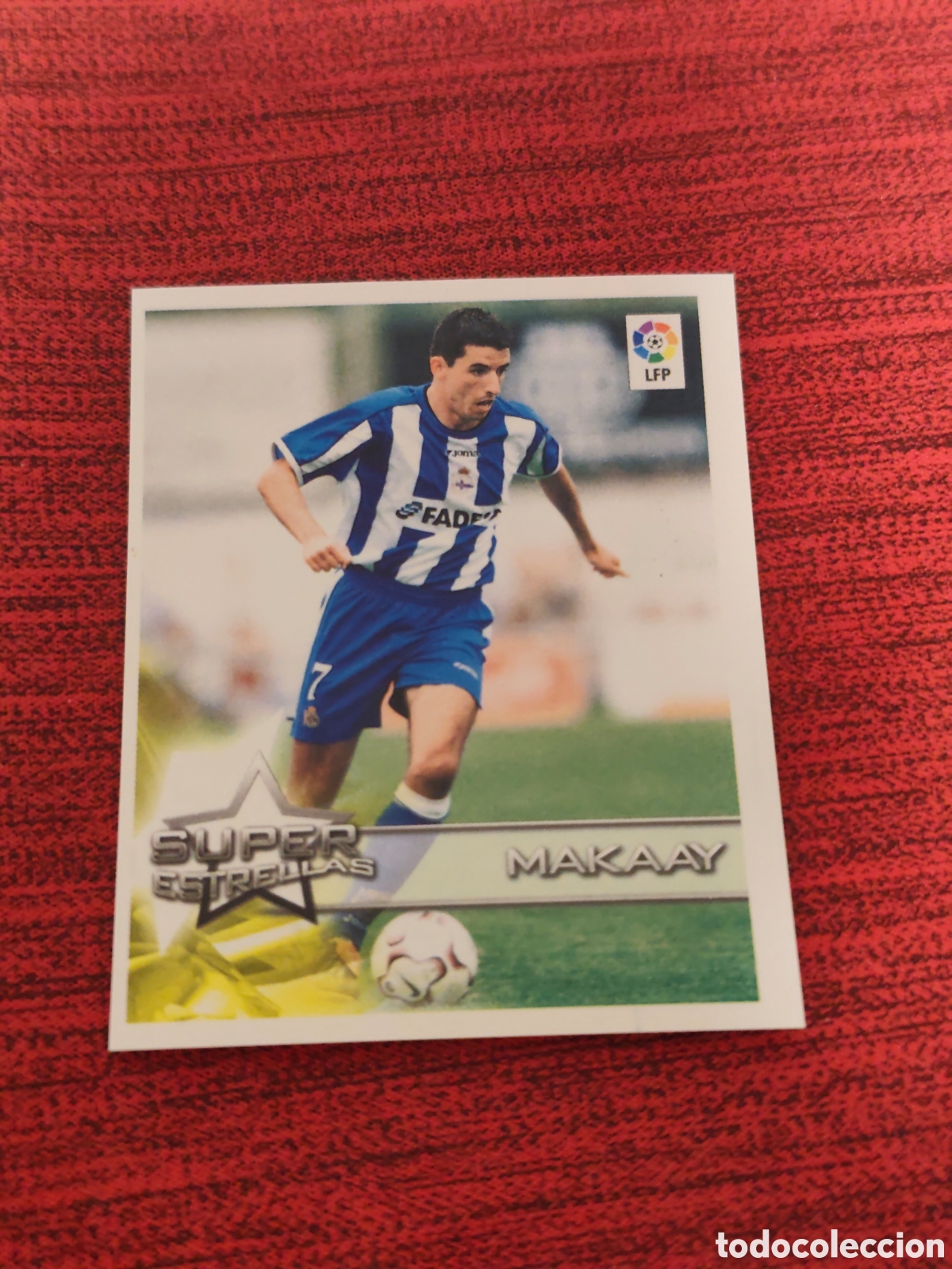 Cromos de f&uacute;tbol: 26 MAKAAY DEPORTIVO SUPERLIGA DE ESTRELLAS 2002 2003