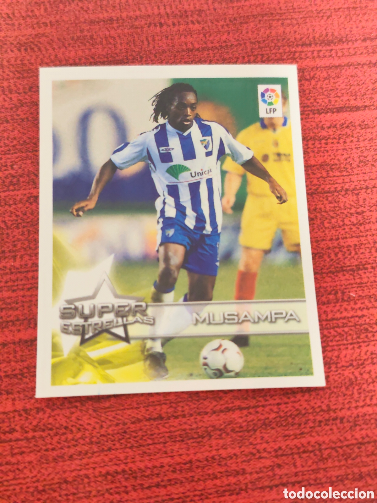 Cromos de f&uacute;tbol: 31 MUSAMPA M&Aacute;LAGA SUPERLIGA DE ESTRELLAS 2002 2003