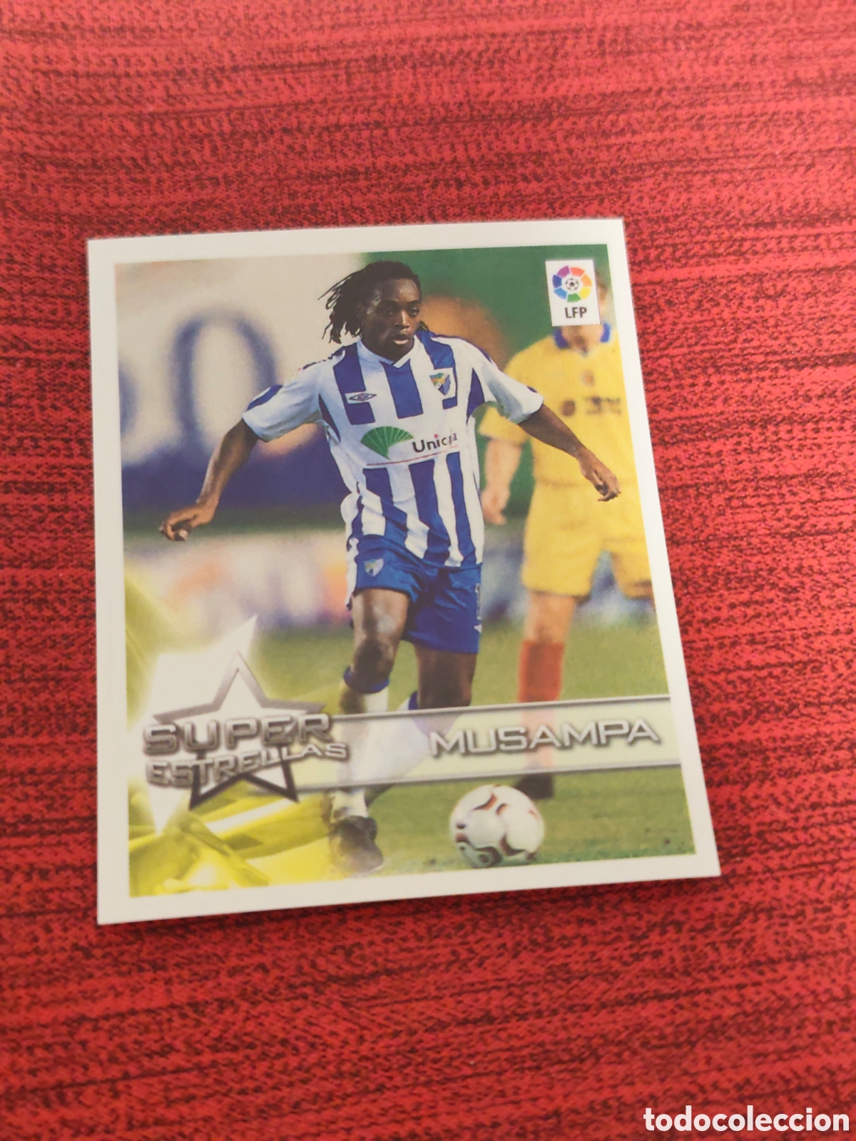 Cromos de f&uacute;tbol: 31 MUSAMPA M&Aacute;LAGA SUPERLIGA DE ESTRELLAS 2002 2003