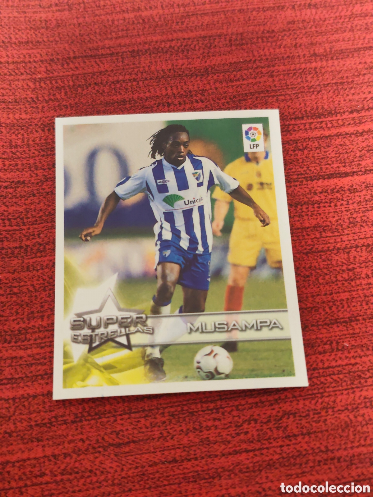 Cromos de f&uacute;tbol: 31 MUSAMPA M&Aacute;LAGA SUPERLIGA DE ESTRELLAS 2002 2003