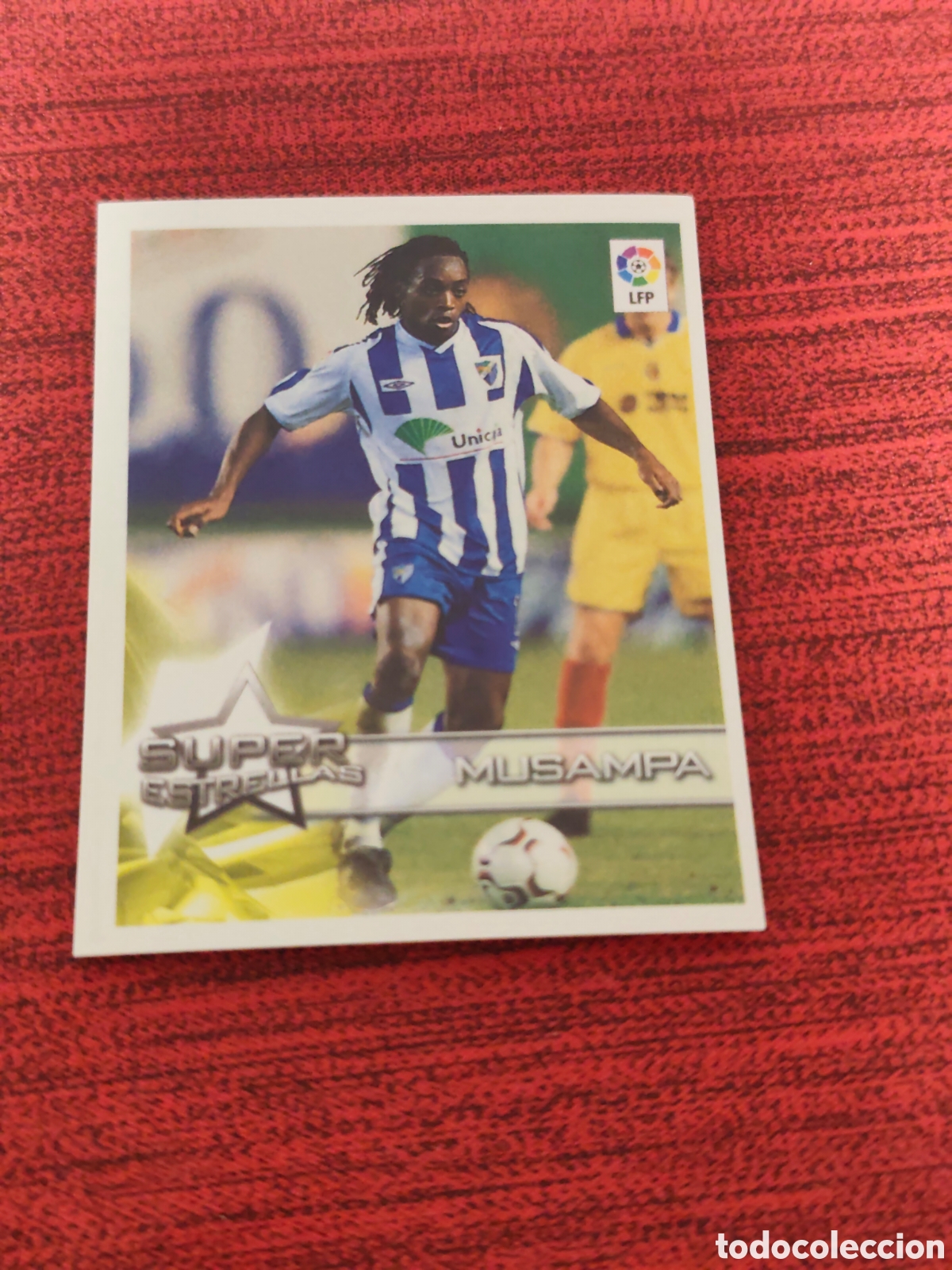 Cromos de f&uacute;tbol: 31 MUSAMPA M&Aacute;LAGA SUPERLIGA DE ESTRELLAS 2002 2003