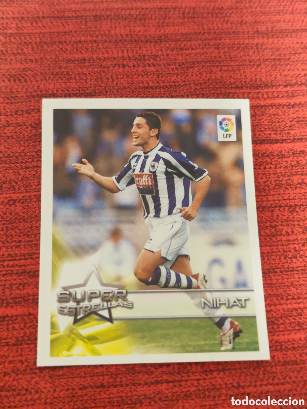 Cromos de f&uacute;tbol: 32 NIHAT REAL SOCIEDAD SUPERLIGA DE ESTRELLAS 2002 2003