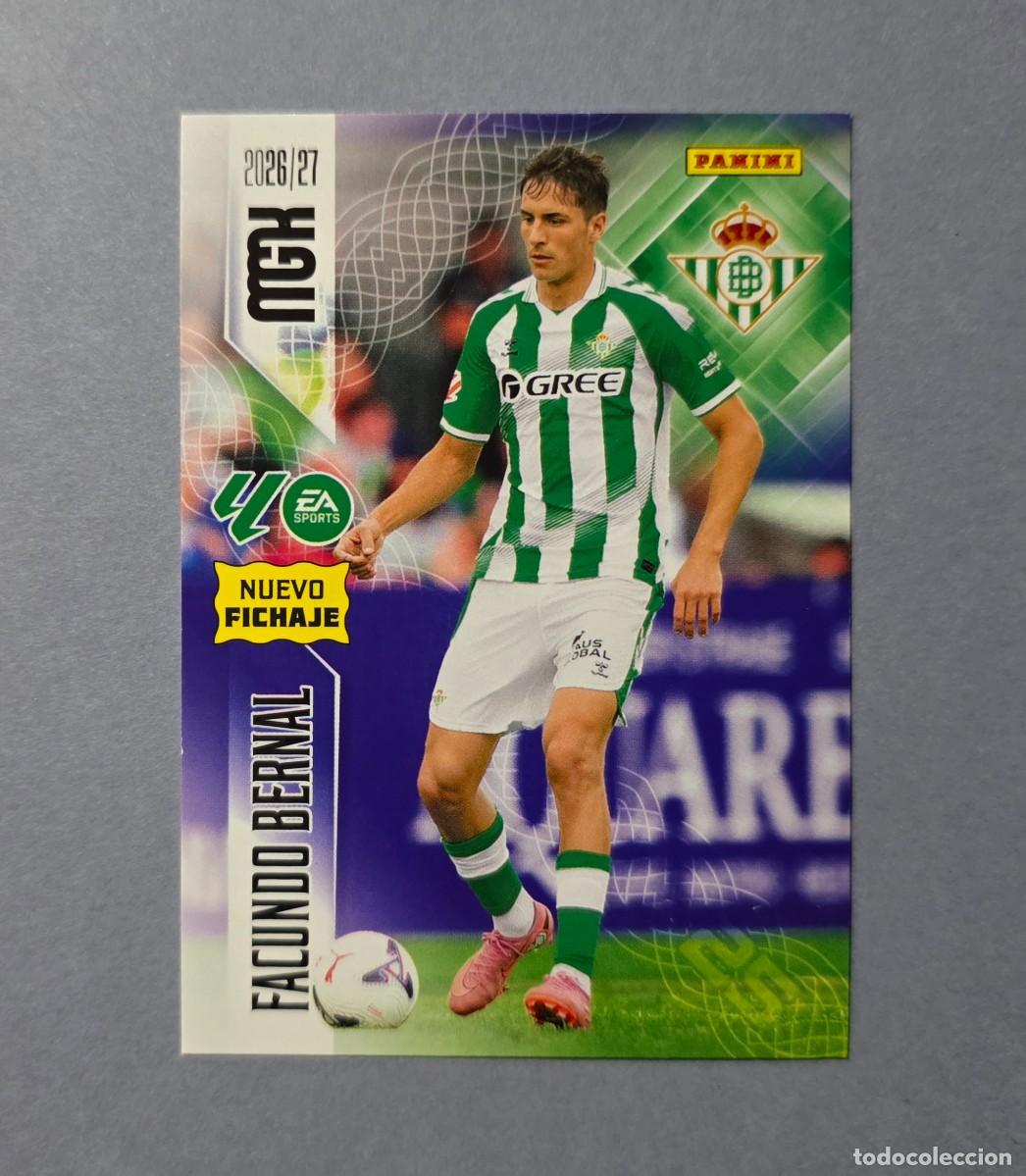 Cromos de f&uacute;tbol: 484 FACUNDO BERNAL (NUEVO FICHAJE) - BETIS - MEGACRACKS 2026-27 - MGK 26/27 (NUEVO)