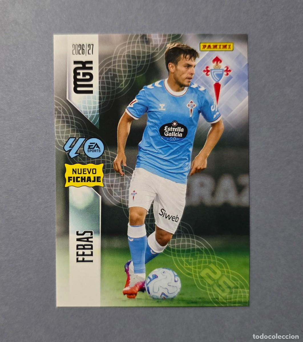 Cromos de f&uacute;tbol: 483 FEBAS (NUEVO FICHAJE) - CELTA - MEGACRACKS 2026-27 - MGK 26/27 (NUEVO)