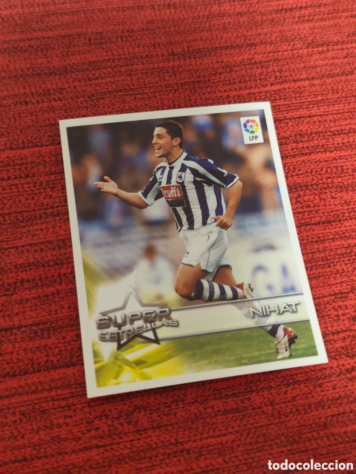 Cromos de f&uacute;tbol: 32 NIHAT REAL SOCIEDAD SUPERLIGA DE ESTRELLAS 2002 2003